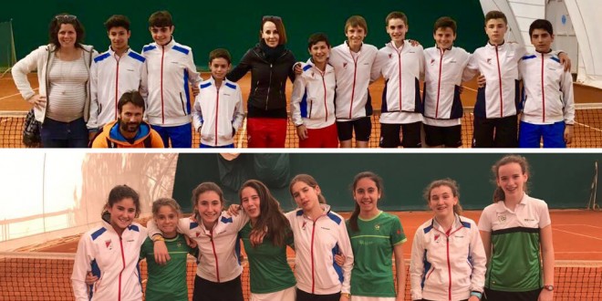 Doblete del Club Tenis Pamplona en los Juegos Deportivos de Navarra Infantil